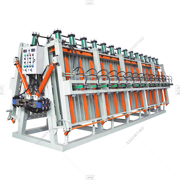 high efficiency glulam press board making machine rotary wood composer plywood beam clamp carrier machine price