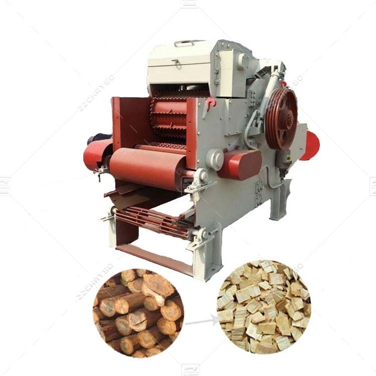 CE Approved Drum Rotary Wood Chipper Firewood Chips Making Machine Drum Bamboo Chipper