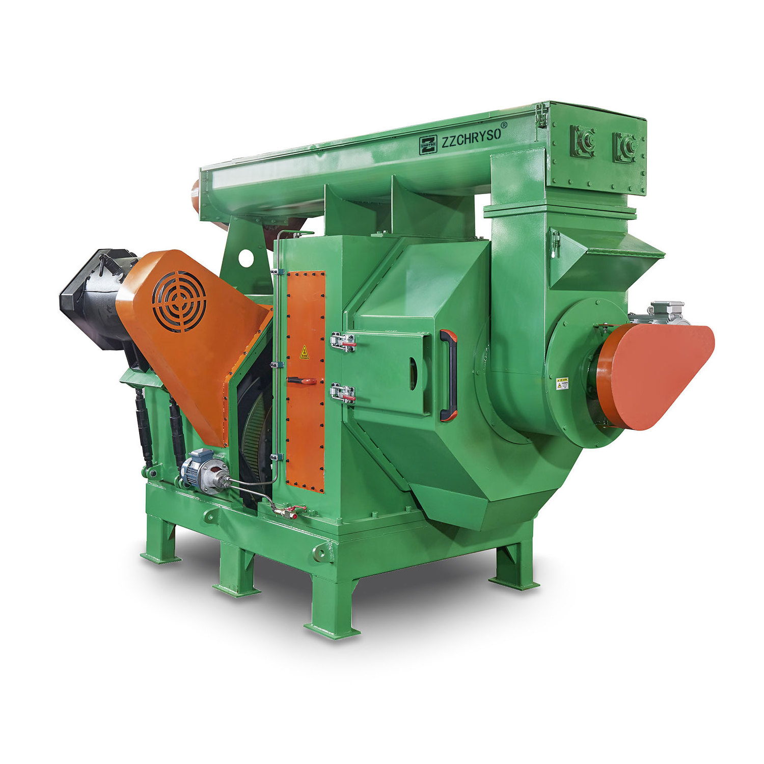 Complete Wood Sawdust Straw Solid Fuel Pellet Making machine Line