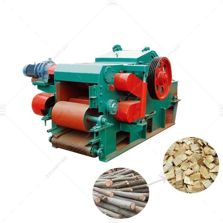 CE Approved Drum Rotary Wood Chipper Firewood Chips Making Machine Drum Bamboo Chipper