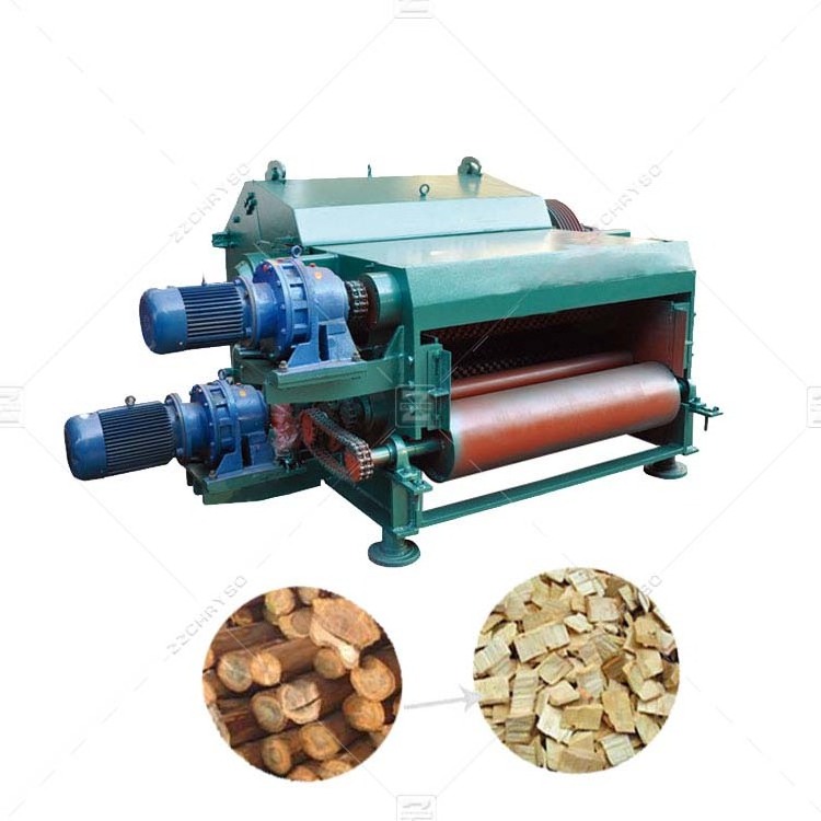 CE Approved Drum Rotary Wood Chipper Firewood Chips Making Machine Drum Bamboo Chipper