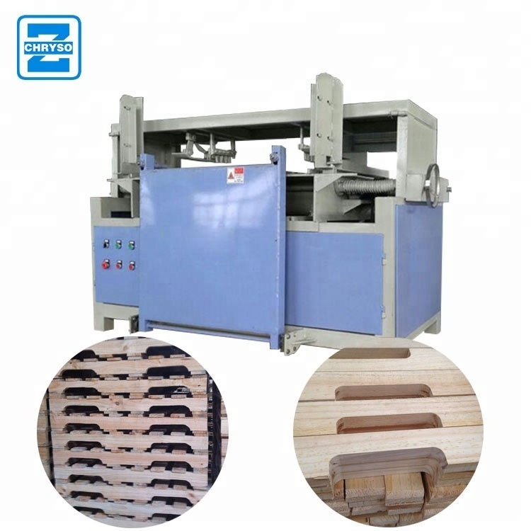 Wood Pallet Notching Machine automatic double head notcher groove machine