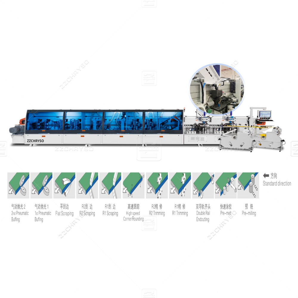 Wood Working Cnc Edge Banding Machine Board Cutting And Edging Edge Bander Machine