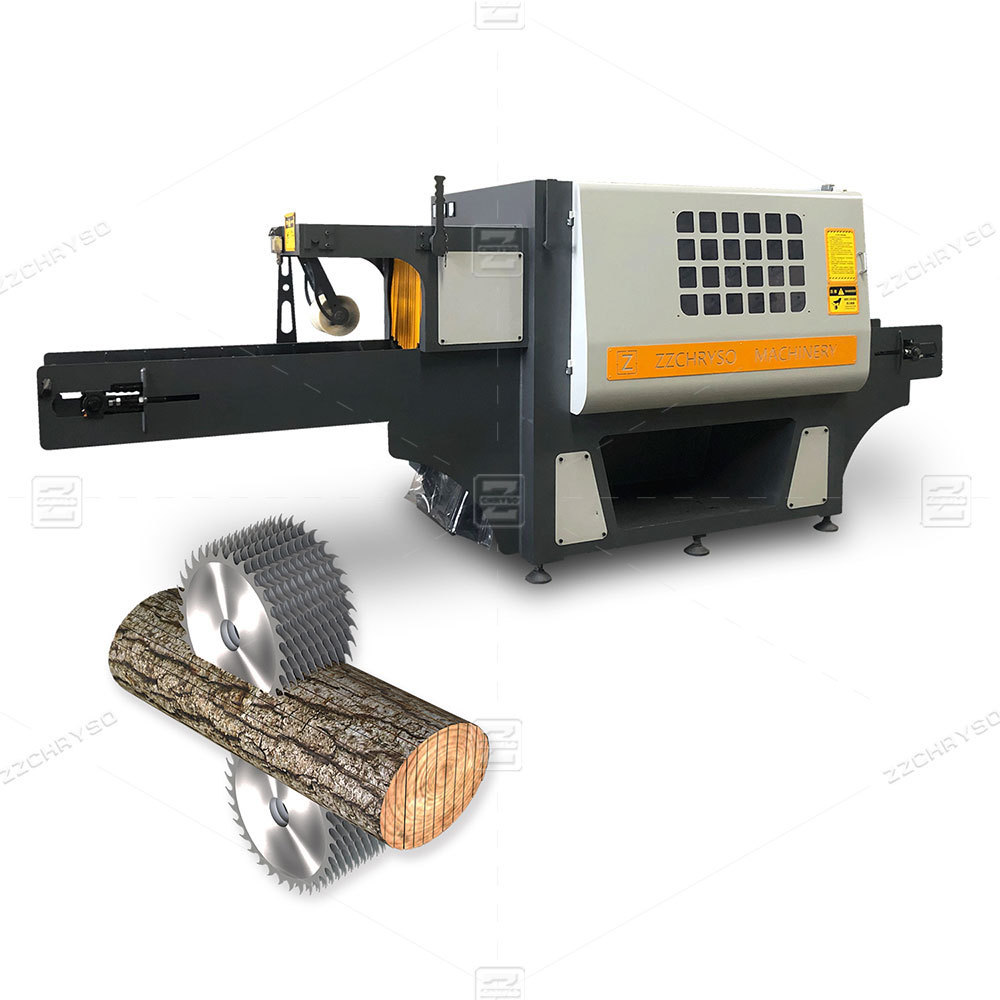 Wood Plate Sheet Multi Rip Saw Machine Multi Blade Wood Saw Machine Automatic Wood Cutting Machine