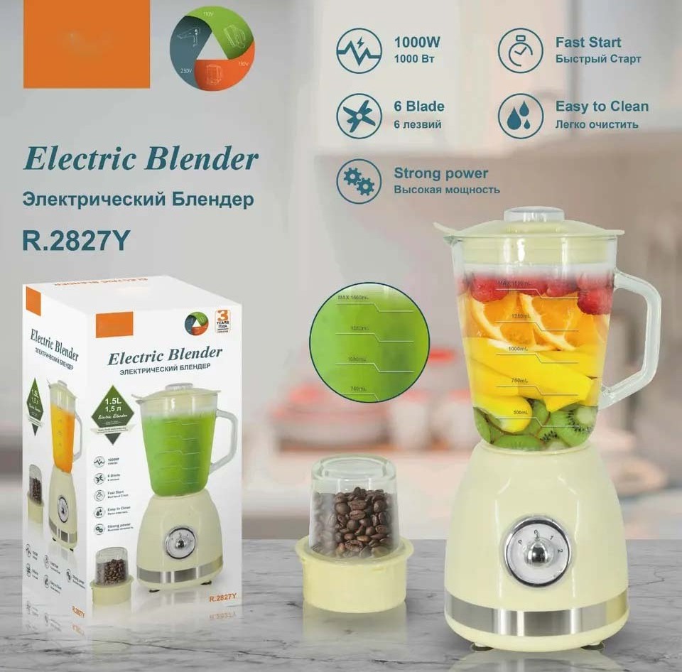 New Home Ice Portable Blenders And Juicers Double Glass Cup Smoothie Blender For Shakes