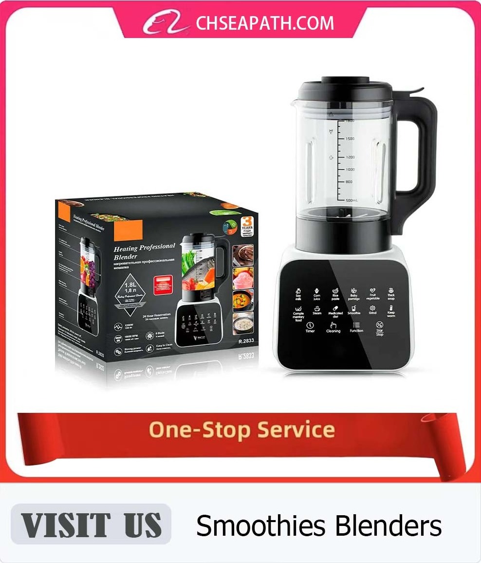 Programmed Blender Juicer Kitchen Ice Crusher Soybean Milk Electric Smoothie Blender Cooking Blender For Baby Food, Soup