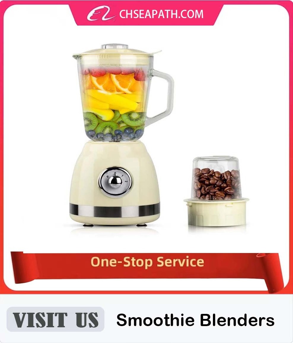 New Home Ice Portable Blenders And Juicers Double Glass Cup Smoothie Blender For Shakes