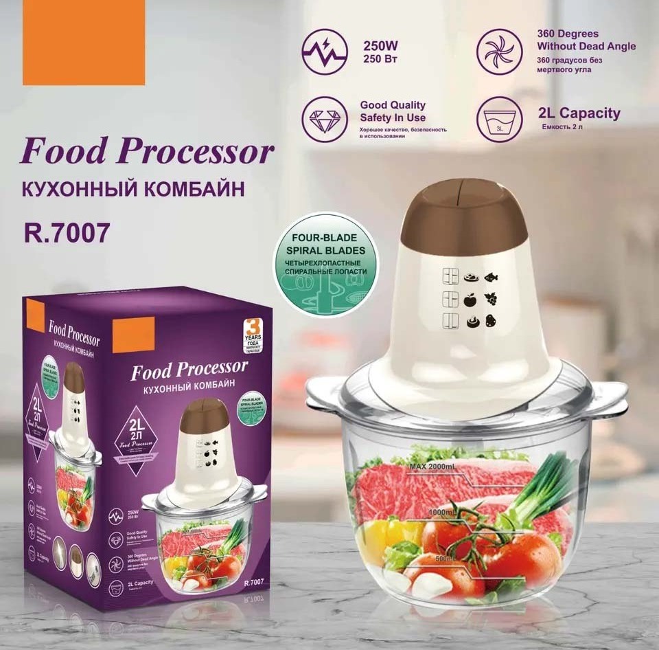 Latest Multifunctional Mincer Blender Electric Salad Food Processor Meat Grinder Yam Pounder Food Chopper For Kitchen