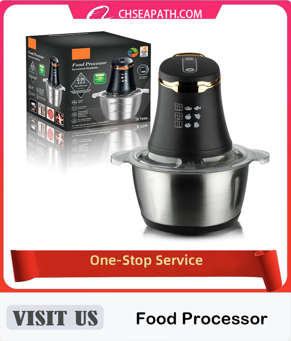 Multifunction Mini Stainless Steel Electric Meat Food Chopper Machine Yam Pounder Processor