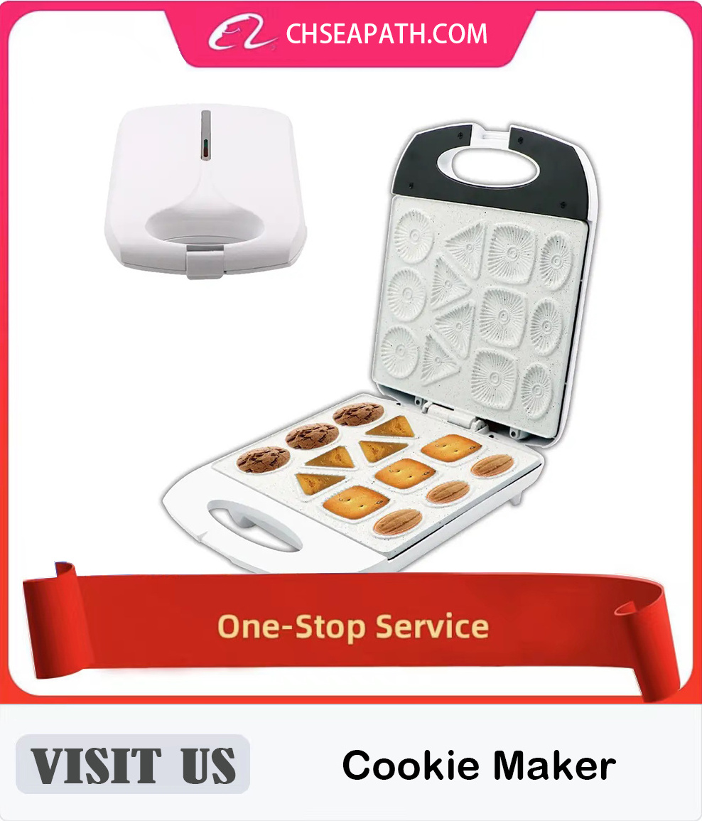 Household Walnut Cookie maker Mini 13 Nuts Maker with Non-stick Coating Electric Frying Pan