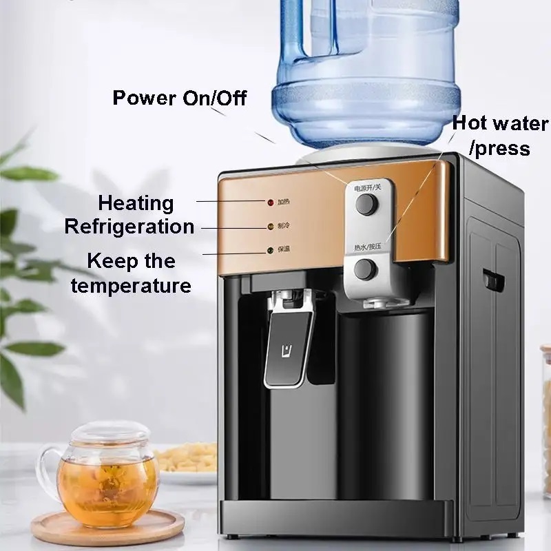 Electric water dispenser table top cold and hot water cooler heater home office coffee water dispenser