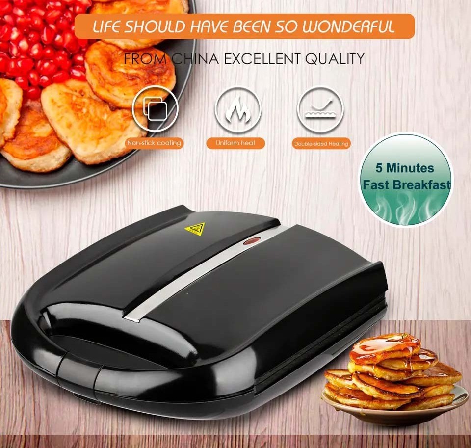 Automatic Non-Stick Breakfast 4 Slice Cake Cop Muffin Mini Cupcake Maker Arepa Maker