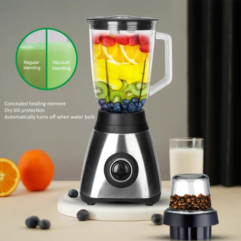 New 2 in 1 Double Cups Fruit Glass Blenders And Juicers Smoothie Blender