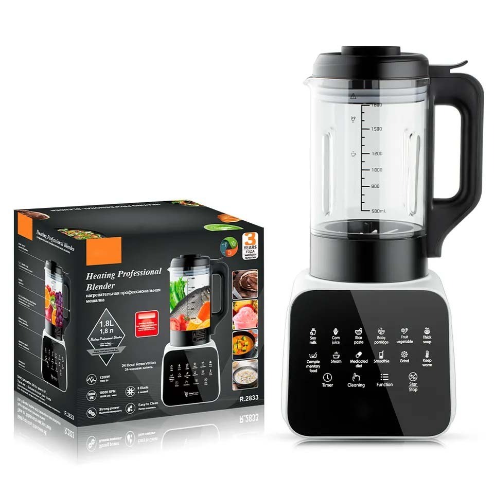 Programmed Blender Juicer Kitchen Ice Crusher Soybean Milk Electric Smoothie Blender Cooking Blender For Baby Food, Soup