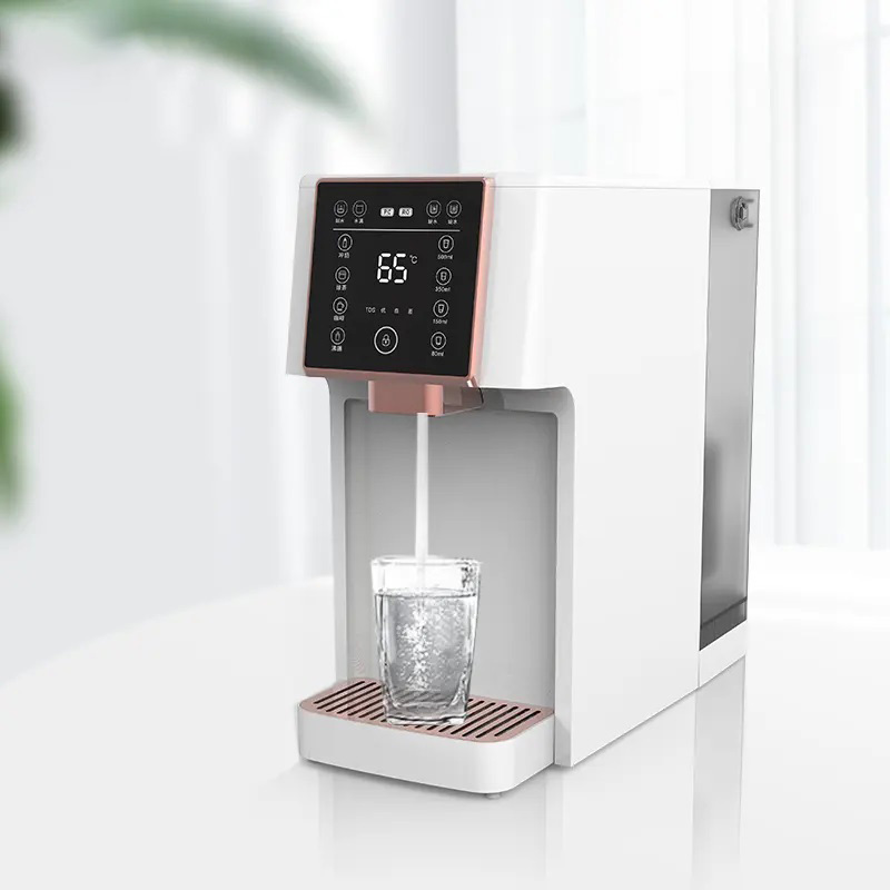 Hotsale Countertop Instant Hot Alkaline Water Dispenser With Tank System 3 Stage Purification Ro Water Purifier