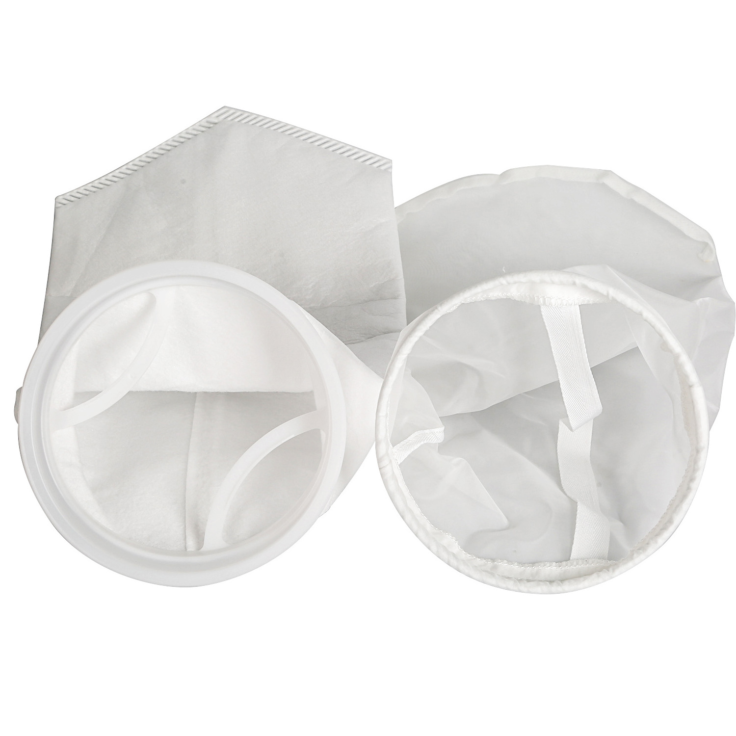 High Efficiency Liquid Filter Bags Industrial Strength PTFE/NMO/PP/PE Materials Filter Sock