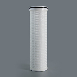 Durable High Flow 20 inch & 40 inch Pleat Filter Cartridge for Heavy Duty Filtration