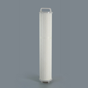 High Flow Water Filter Filters 40 Inch Pleated Filter Cartridges For Water Treatment Plant