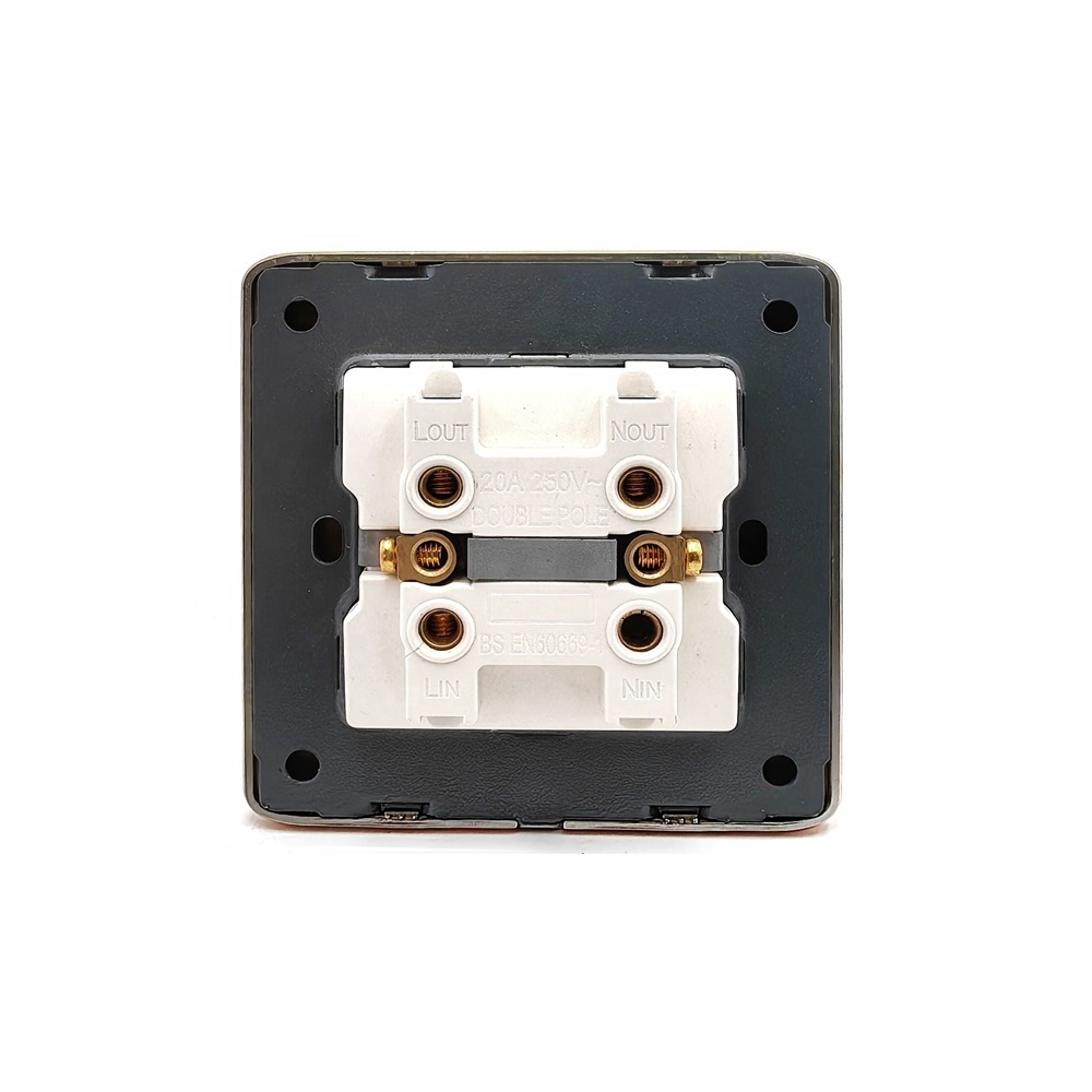 Wenzhou Factory 20A DP Switch 20A Water Heater Switch Air Conditioner Wall Switch With SASO SQM