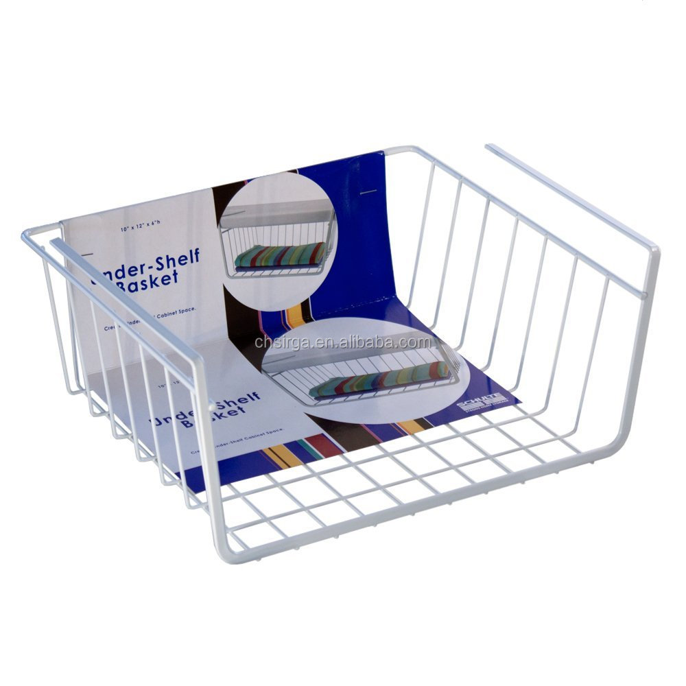 Wire Under Shelf Storage Organization Basket