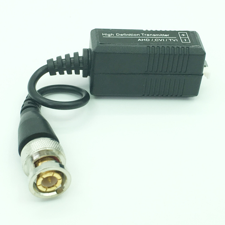 passive Active hd video balun power 5MP price /audio balun for CCTV signal