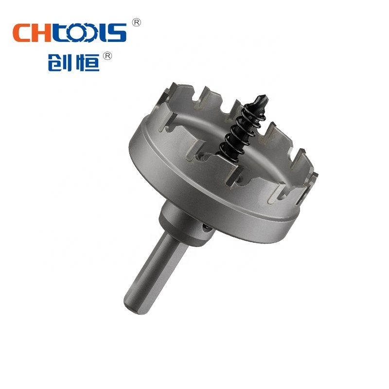 CHTOOLS sheet metal carbide tipped hole cutter drill bit hole saw for stainless steel