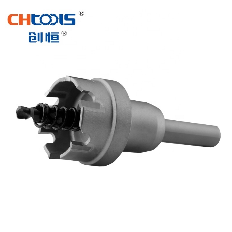 CHTOOLS sheet metal carbide tipped hole cutter drill bit hole saw for stainless steel