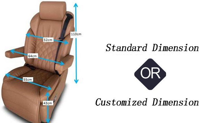 CTZY022 Auto Power Seat Mercedes Benz Sprinter Leather Captain Seat for MPV