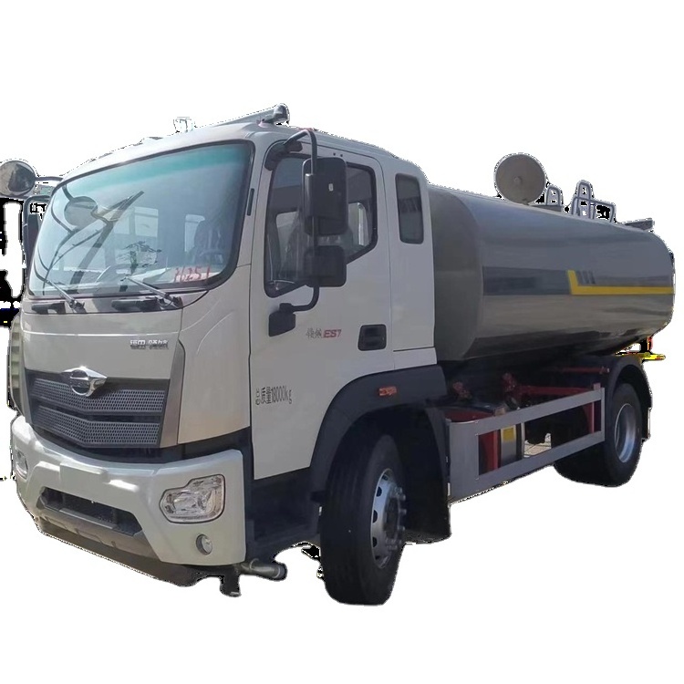 New used Favorable price Foton ES7 15cubic meter water tank truck Sprinkler truck  for transporting or  spraying water