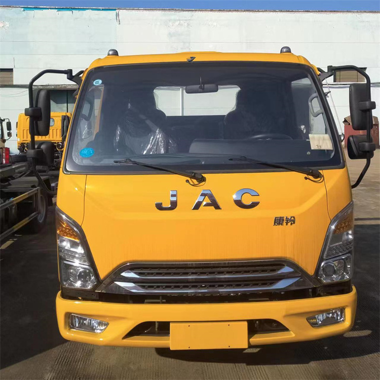 High efficiently JAC 4 Tons Road Wrecker Towing truck flat bed tow trucks  new used for sale