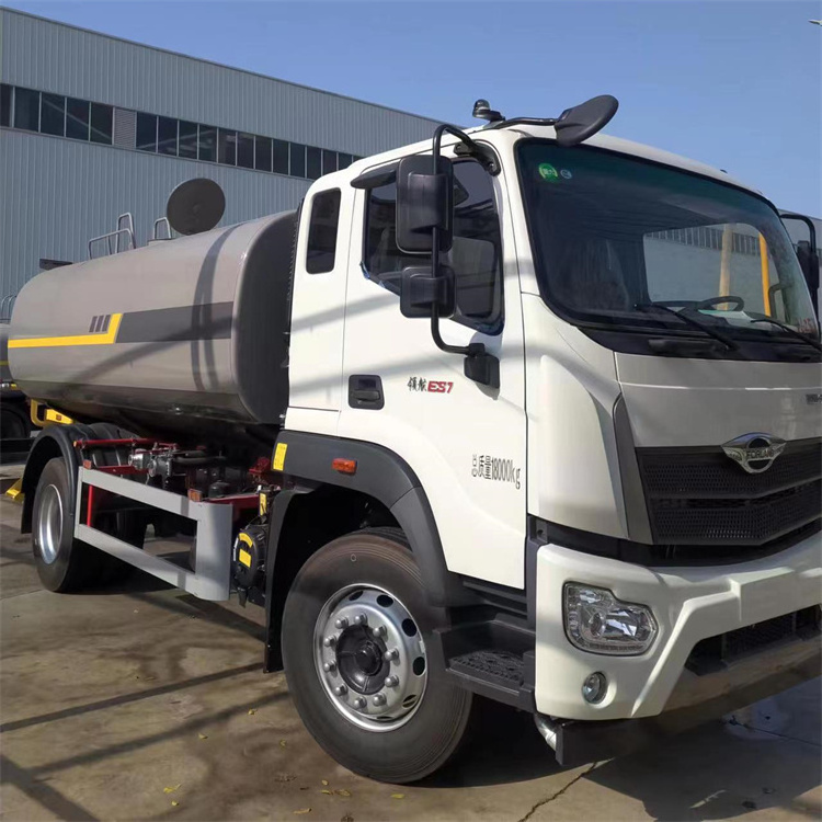 New used Favorable price Foton ES7 15cubic meter water tank truck Sprinkler truck  for transporting or  spraying water