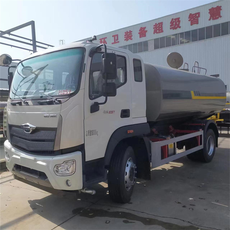 New used Favorable price Foton ES7 15cubic meter water tank truck Sprinkler truck  for transporting or  spraying water