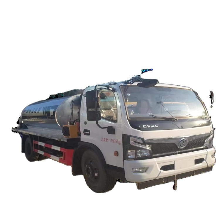 Intelligent automated Dongfeng  6 cbm 6000L tar spraying tank Asphalt Sprayer Asphalt Distributor Truck bitumen sprayer trucks