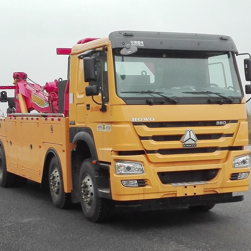 China HOWO 20 Ton 40 Tons Heavy Duty Breakdown Recovery Trucks Wheel Lift Rescue Towing Underlift Wrecker Tow Truck