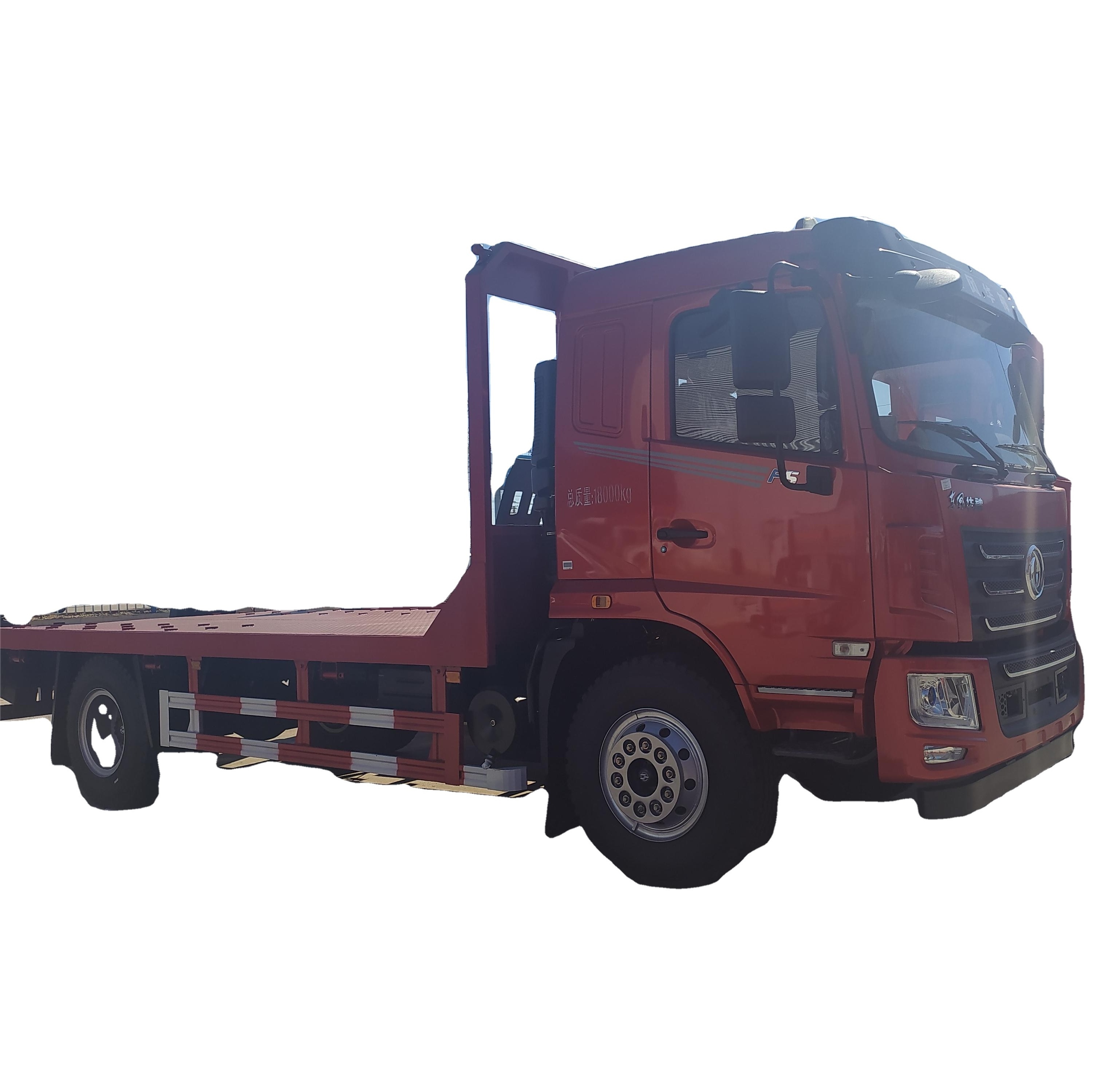 2024 Hot Sale 18 Tons Flatbed Transport Truck For Delivery Excavator TOW