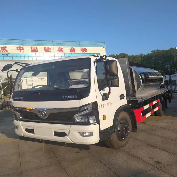 Intelligent automated Dongfeng  6 cbm 6000L tar spraying tank Asphalt Sprayer Asphalt Distributor Truck bitumen sprayer trucks