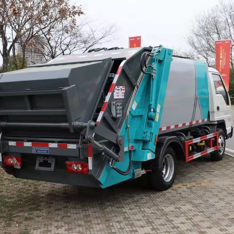 Mini 3.5ton 10 Cubic Automatic Compactor Sealed Garbage Trucks no Leakage Rear Loader Self Loading Rubbish Truck China Prices