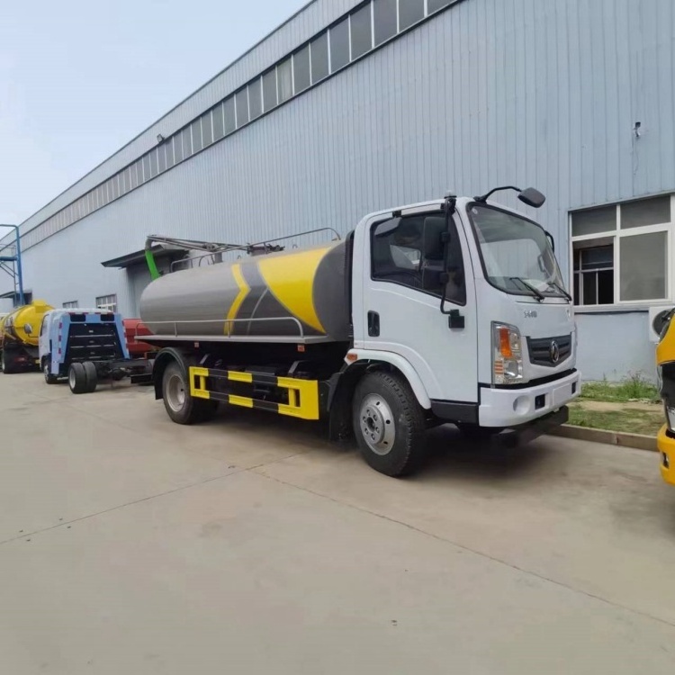 Newly designed Dongfeng 4x2 septic tank truck used  10cbm vacuum pump sewage suction truck  septic pumper trucks