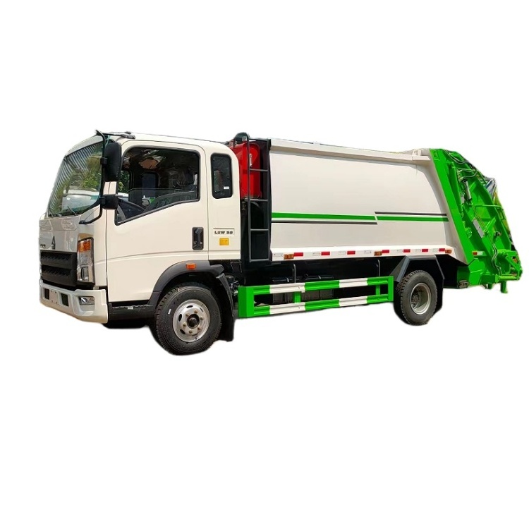 Sinotruk HOWO junk trucks  compressed refuse vehicle 9 cbm  garbage compactor truck  waste collection vehicles