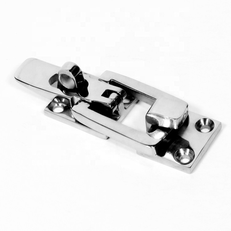 316 stainless steel marine hardware boat door hatch lockable clamp latch