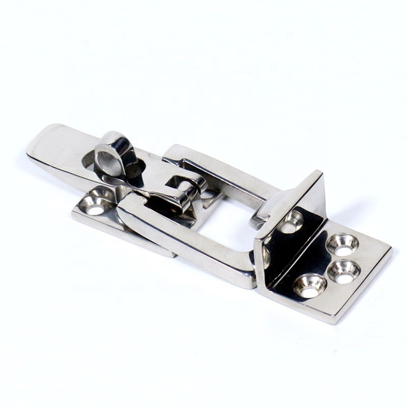 316 stainless steel marine hardware boat door hatch lockable clamp latch