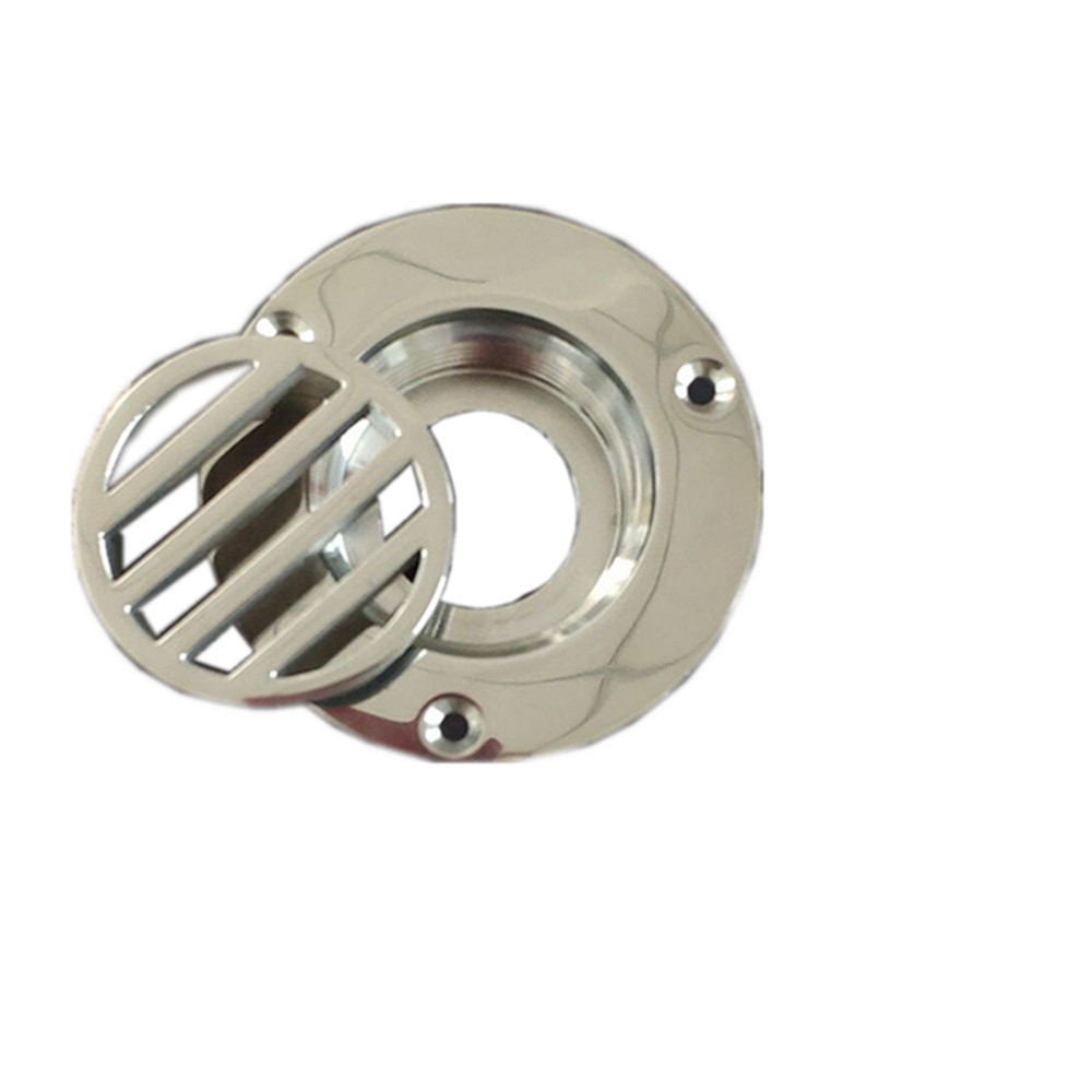 38mm Stainless steel 316 Marine Hardware Tank vent through hull cockpit scupper deck drain for boat