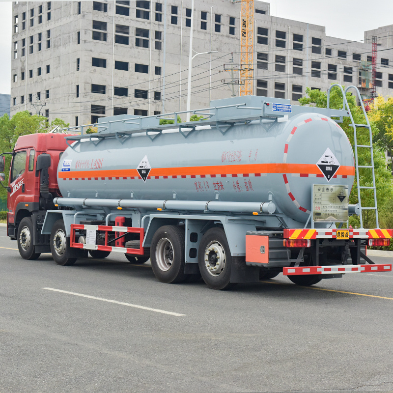 FAW  Chemical Tanker Truck 15CBM Corrosive Toxic or Acidic Liquid Transport Tanker Truck For Sale 8x4 Drive Wheel