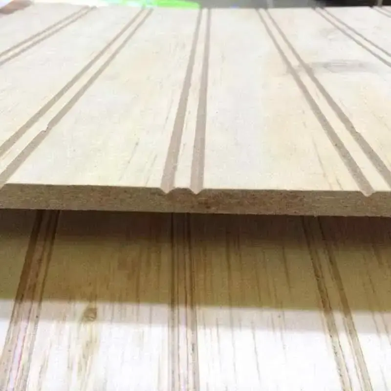 Hot Sales 15mm 18mm Pine Slotted Plywood Tongue and Groove Construction Plywood for Wall panel