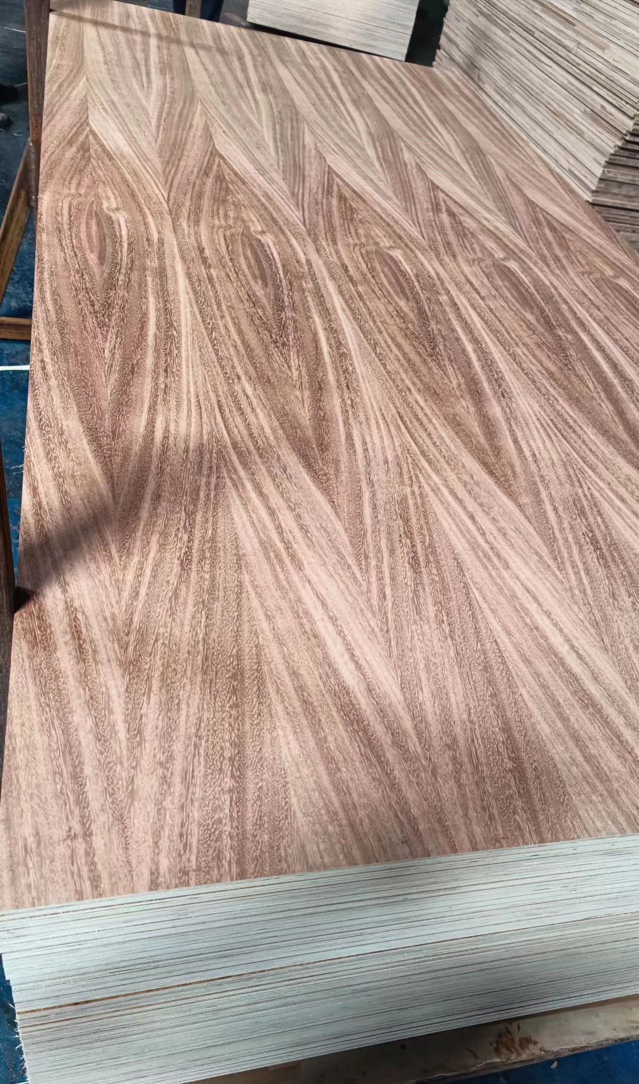 E1 Grade 1220*2440mm 2mm 3mm 8mm 12mm 15mm 18mm Natural Red Oak Black Walnut Parota Sapele Maple Veneer  Laminated Fancy Plywood