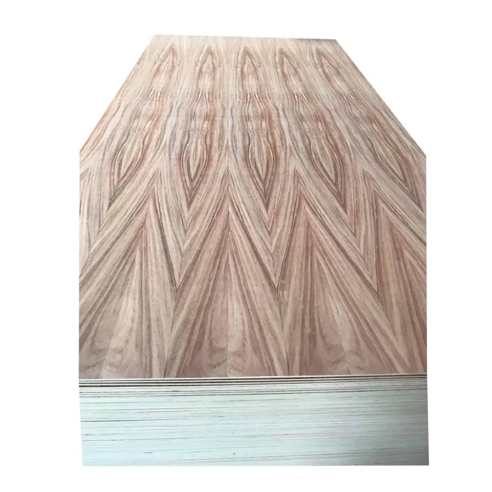 Linyi FACTORY Parota Wood Plywood New Color Parota Fancy Plywood sheet 4x8 vanity plywood bathroom cabinet with slab basin