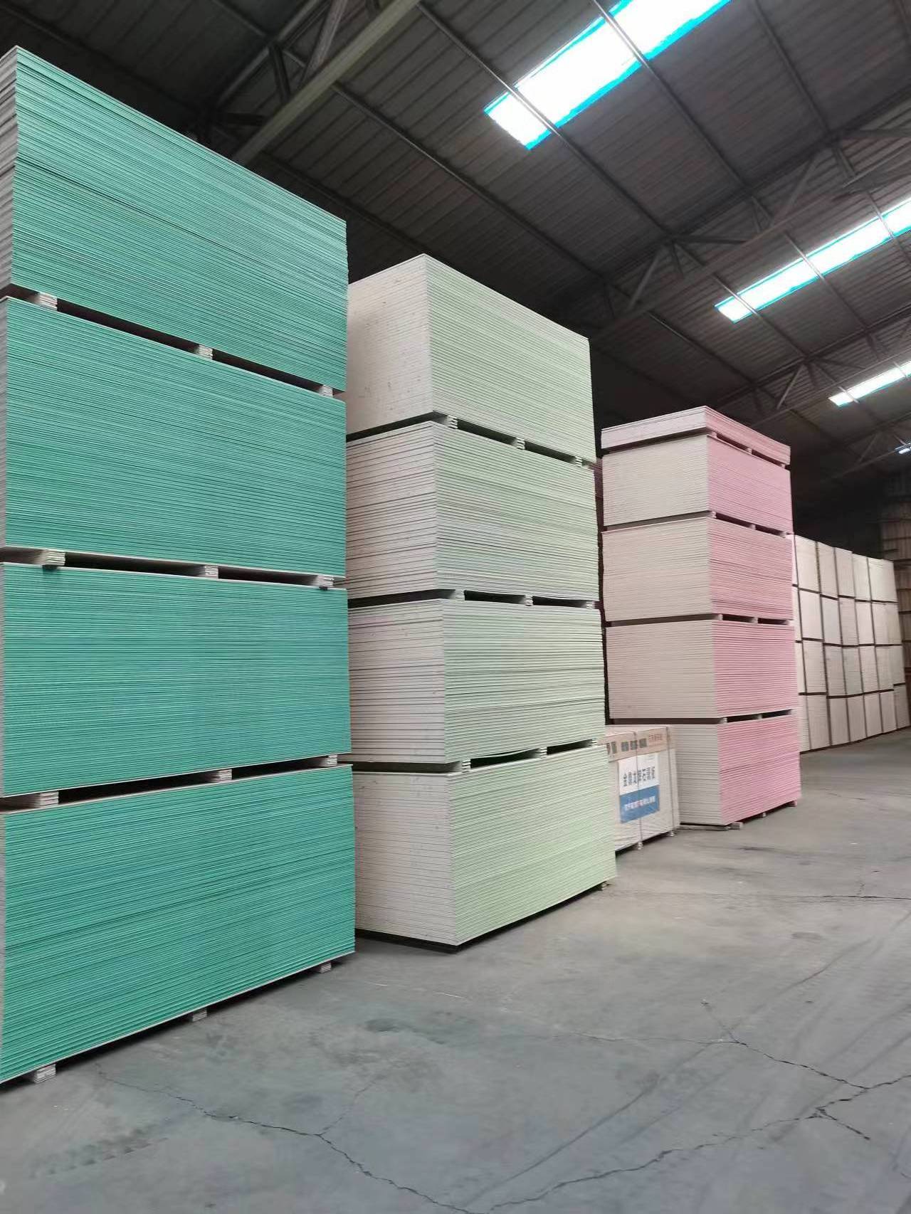 regular paper faced gypsum board gypsum ceiling boards 2400*1200