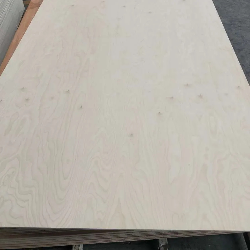 Linyi factory birch faced plywood 3-28mm poplar/eucalyptus core plywood uv coading plywood for furniture/construction