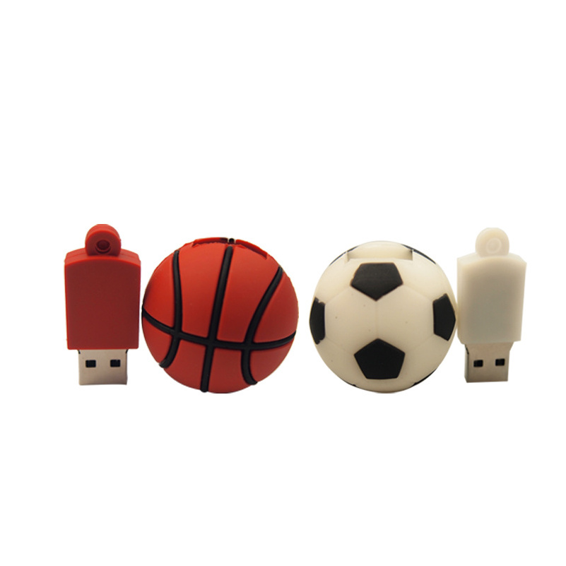 Customized PVC Balls USB 2.0 flash Drive Creative USB flash drive gift usb 4GB  8GB 16GB  32GB 64GB 128GB