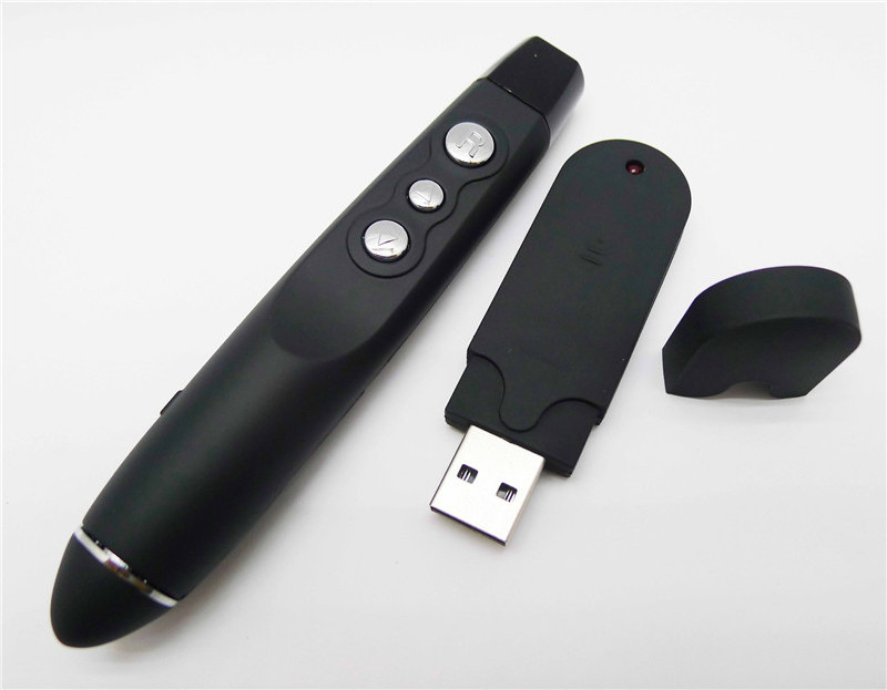 Hot Sale Wireless presenter point pen,usb laser pointer pen presenter for powerpoint remote control wireless laser presenter